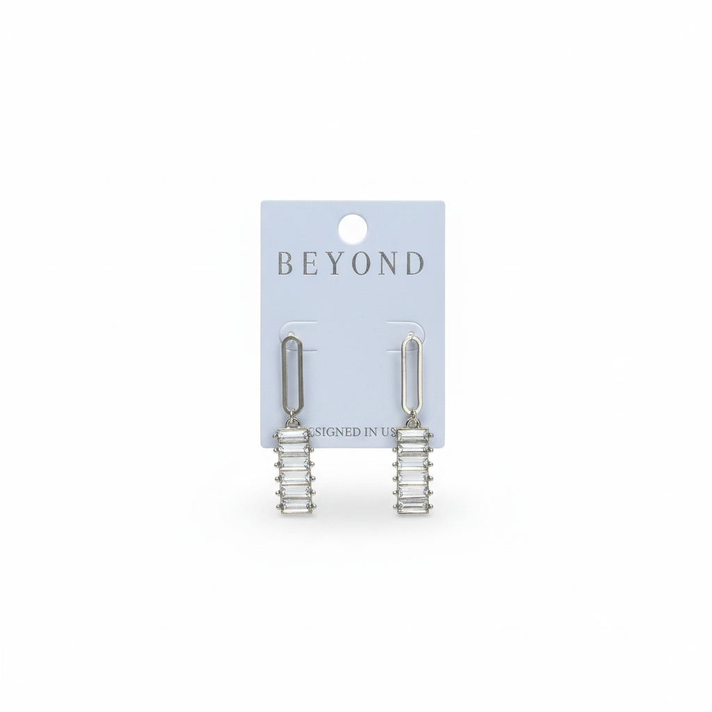The Everly Crystal Drop Earrings