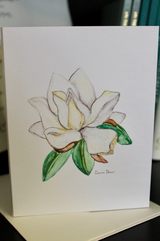 Sweet Magnolia Stationary Card