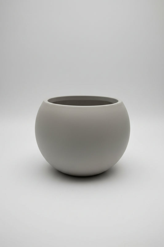 Orb Planter Medium 14.5 x 10.75 Smooth Cement