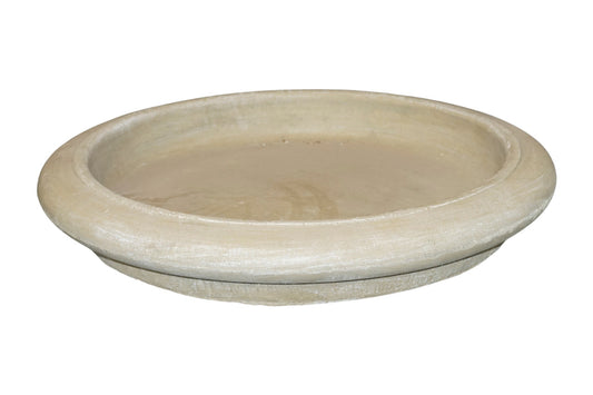 🌿 Athens Stone Casting Round Saucer – 20”