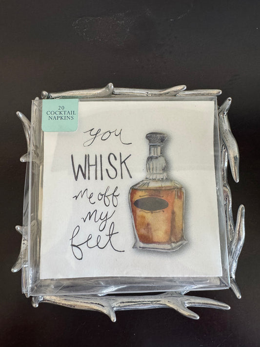 Antler Cocktail Napkin Box