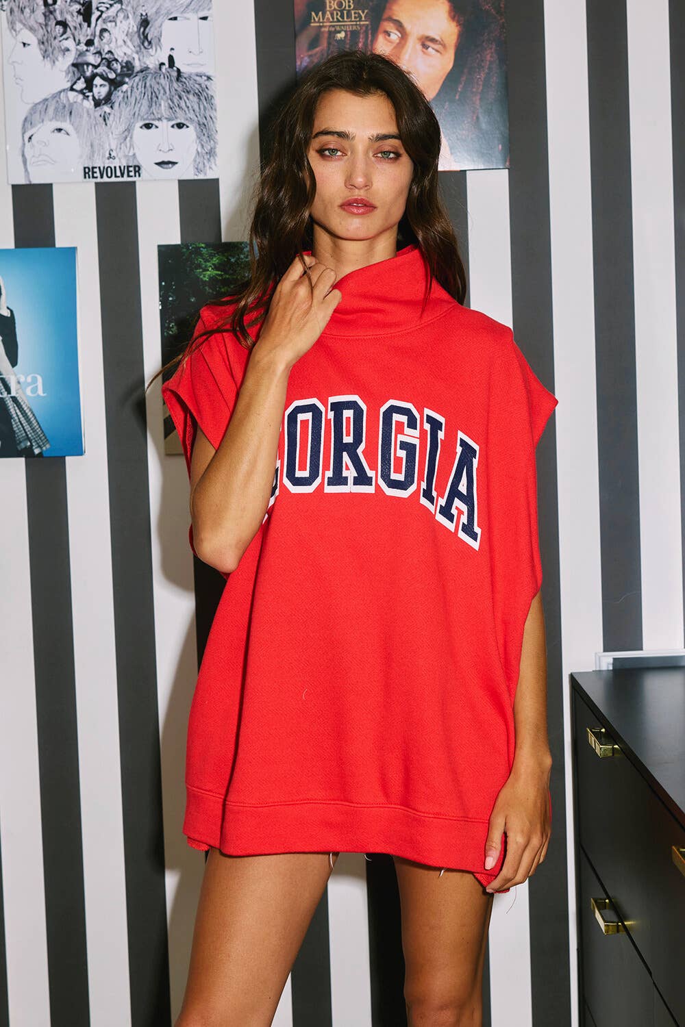 Georgia Oversized Muscle Top