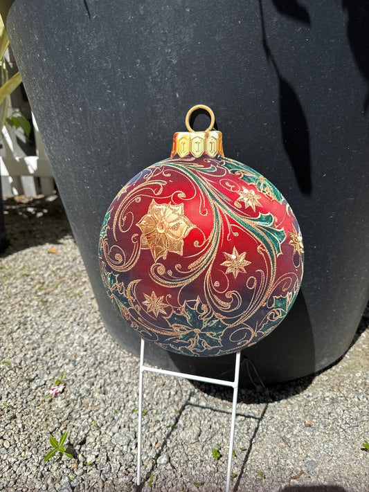 8" Assorted Fancy Christmas Bulbs
