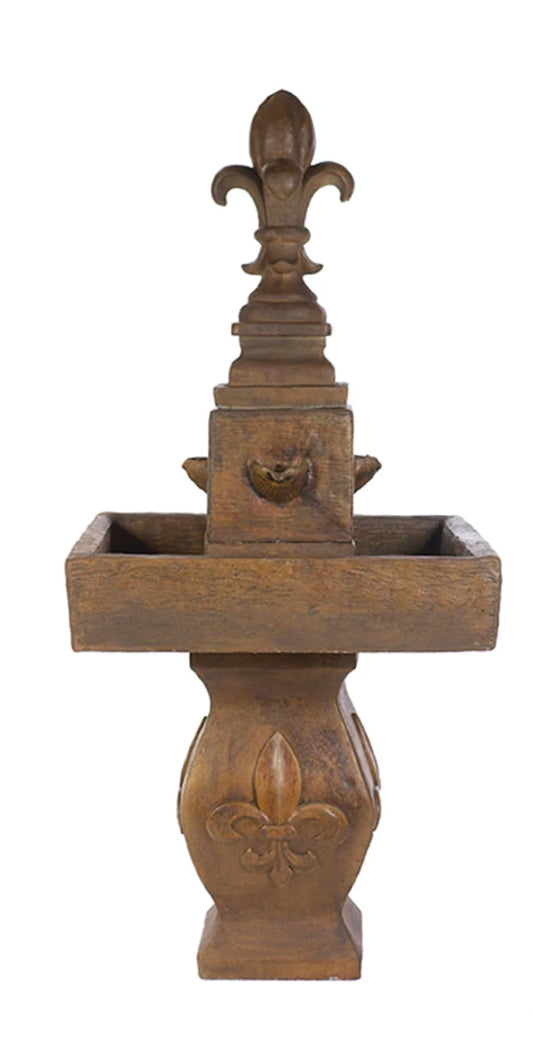 ⛲ Athens Stonecasting 4-Spill Quad Fleur Fountain