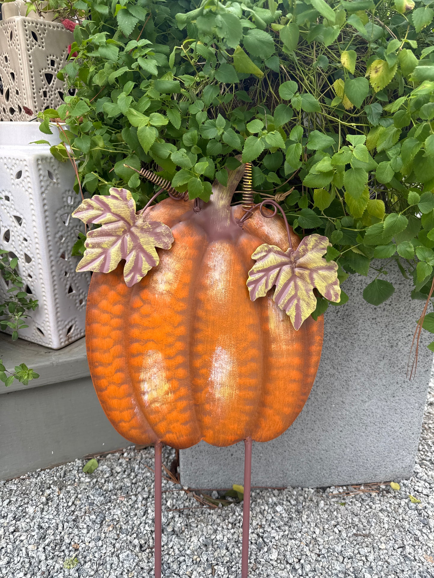 Metal Washed Pumpkins