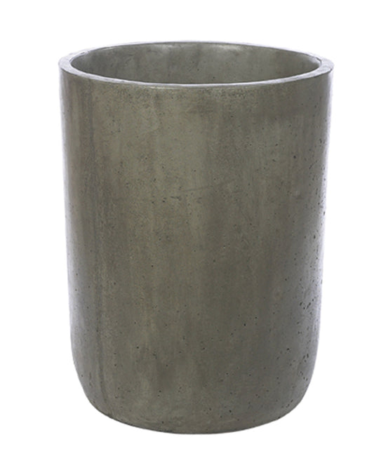 🏺 Athens Stone Casting XL Round Bottom Cylinder Pot