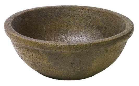 🌿 Athens Stone Casting Low Bowl Planter – 18”