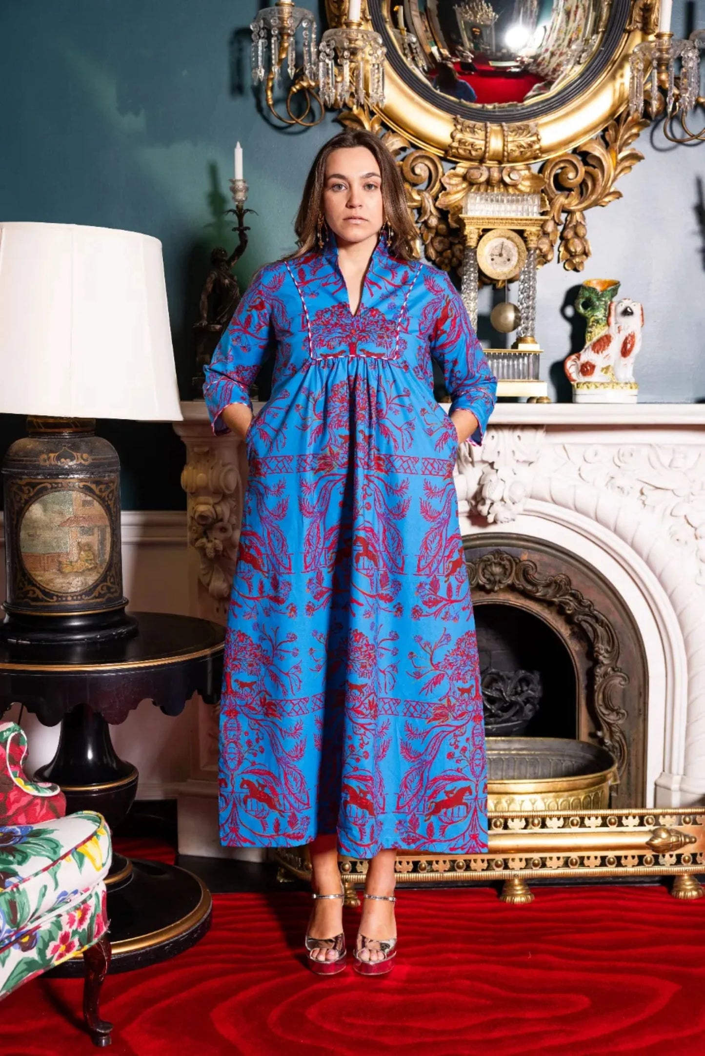 House of MBR Bit & Boll Deb Long Dress