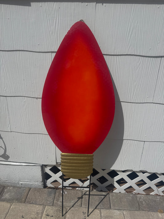 Assorted Metal Christmas Bulb #3