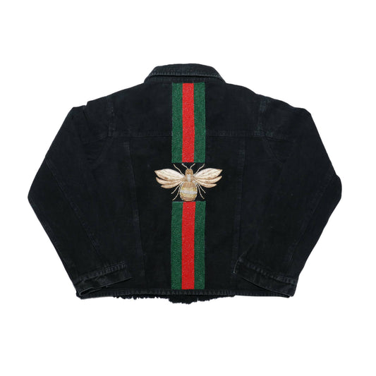 Black Denim Queen Bee Jacket