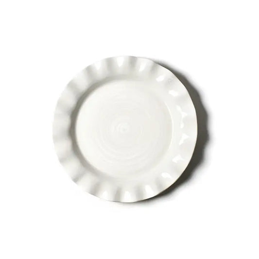 Coton Colors Signature 11 Ruffle Plate White