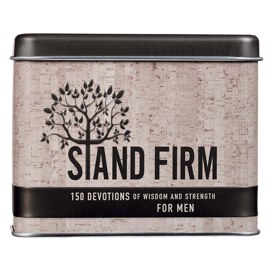 Stand Firm Devotional Cards in a Tin