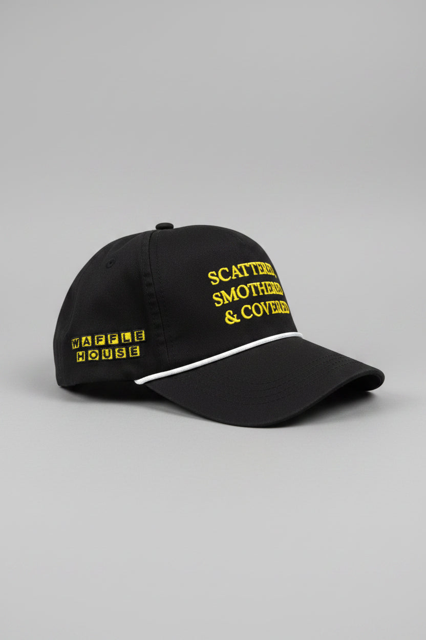 Onward Reserve Scattered, Smothered, & Covered Waffle House Hat Black