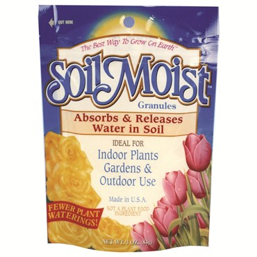 💧 Soil Moist® Granular – 3 oz Counter Display  Big help for plants. Small size that fits right by the register.