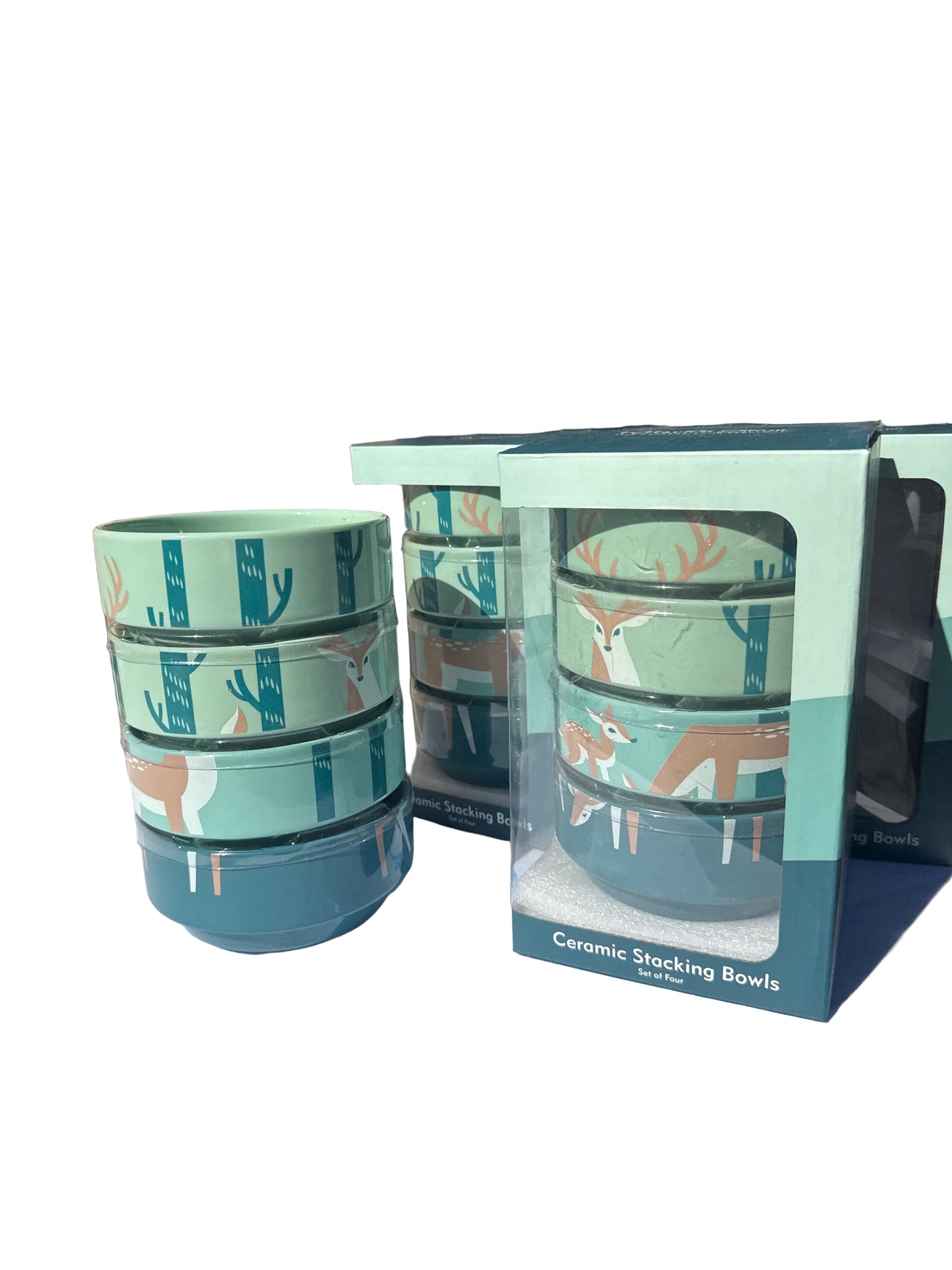 Kitsch'n Glam Ceramic Stacking Bowls