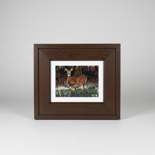 Slate Alert at Golden Hour 5x7 Espresso Framed Art by Austin Williams