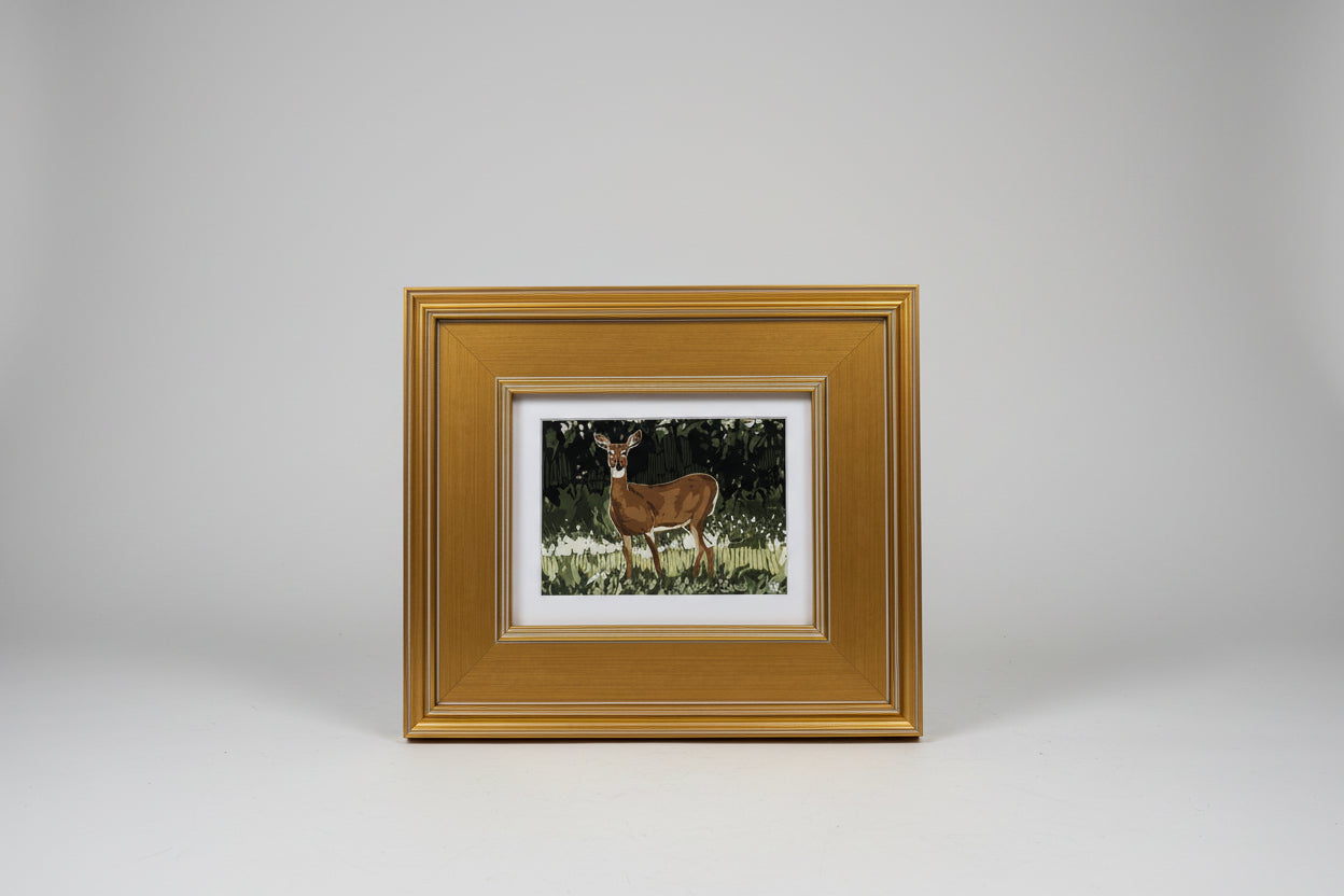 Green Alert at Golden Hour 5x7 Gold Framed Art by Austin Williams