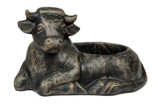 🐄 Athens Stone Casting Cow Planter
