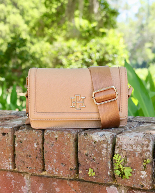 Maverick Crossbody with Pocket- Tan