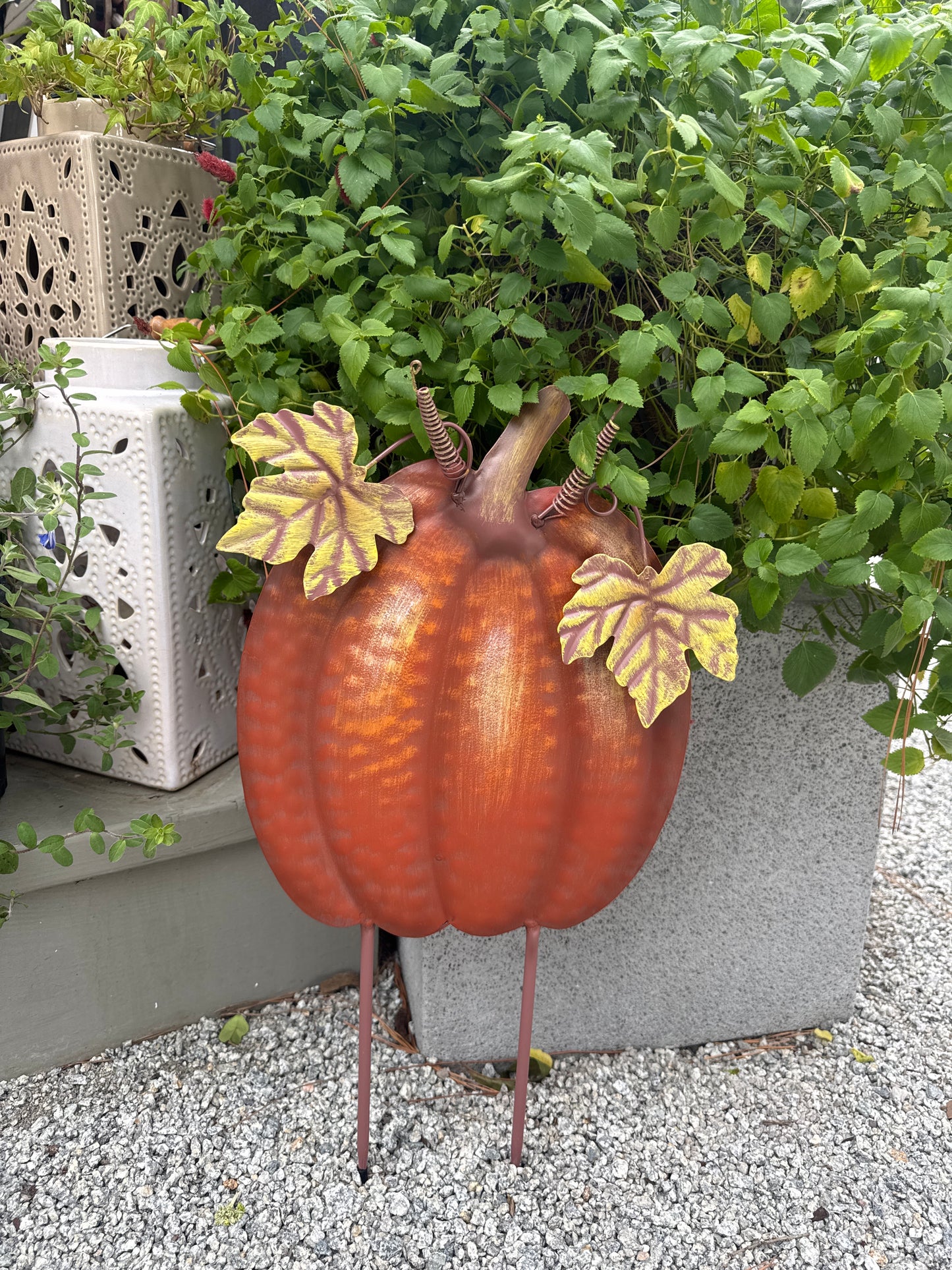 Metal Washed Pumpkins
