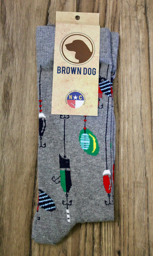 LURED – Light Grey Heather Socks