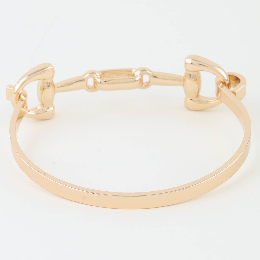 Horseshoe Chain Cuff Bracelet