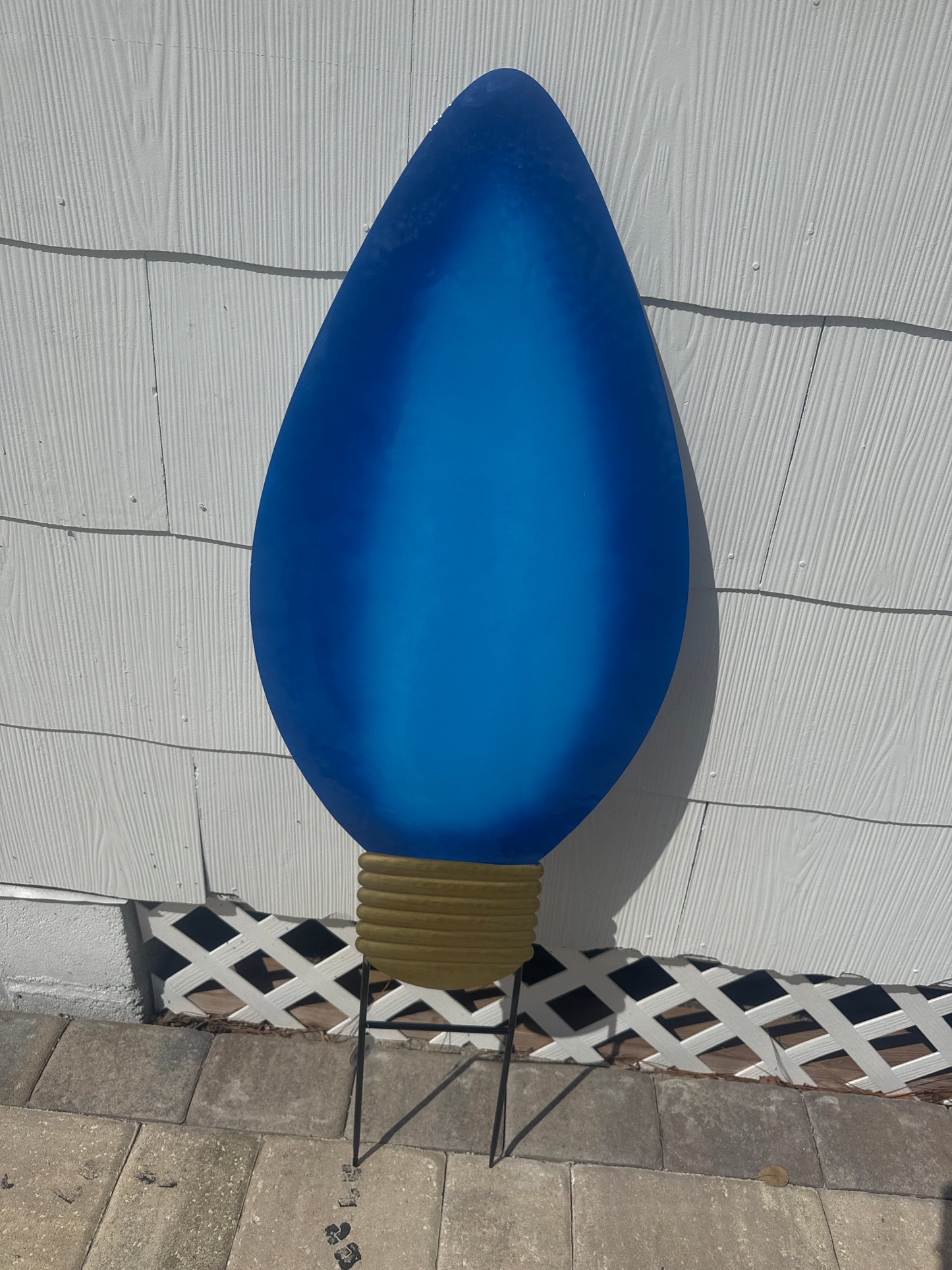 Assorted Metal Christmas Bulb #3