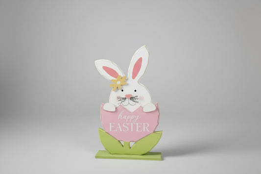 Large Wooden Countertop Bunny Décor