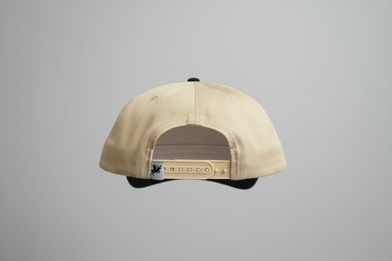 Buck Wild Branding Black Bill Full Logo Canvas Hat