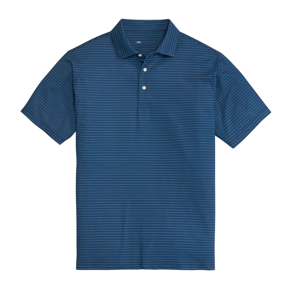 Atlantic Stripe Performance Polo - Ensign Blue Regular price$105.00