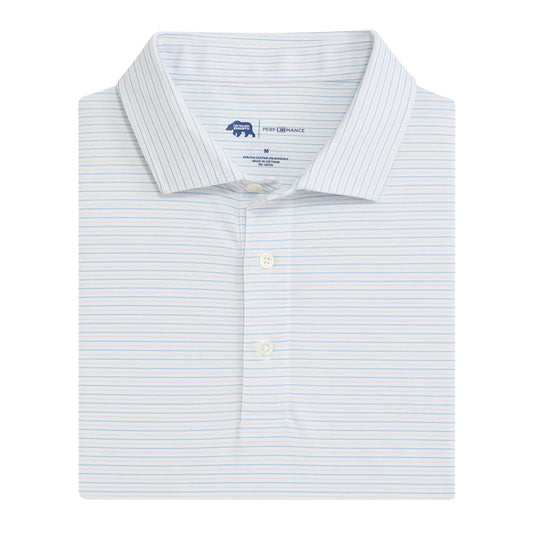 Onward Reserve Tour Stripe Performance Pique Polo - Heron