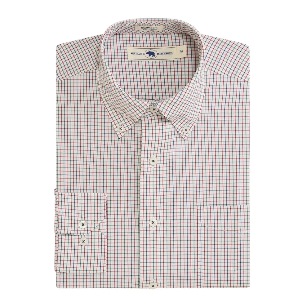 King Tailored Fit Performance Shirt - Brick Red