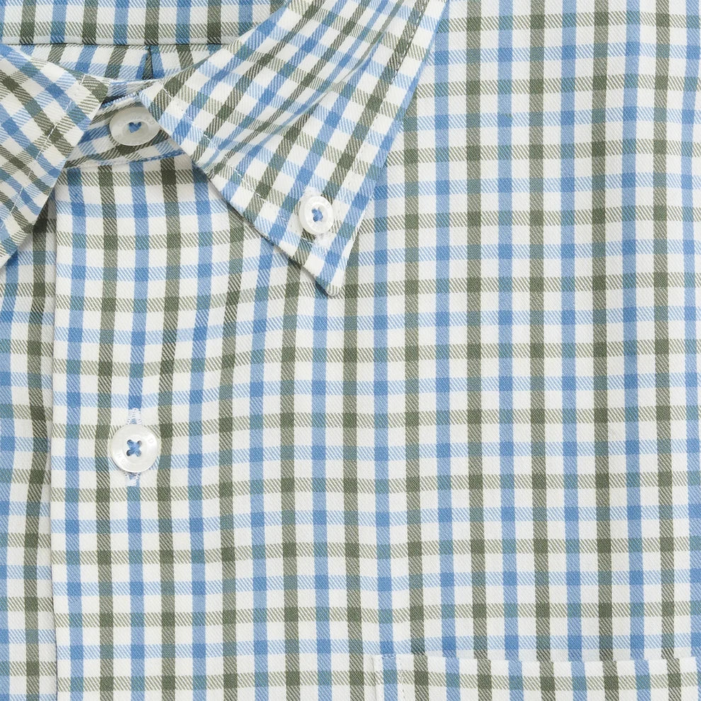 Wentworth Tailored Fit Brushed Performance Twill - Skyride