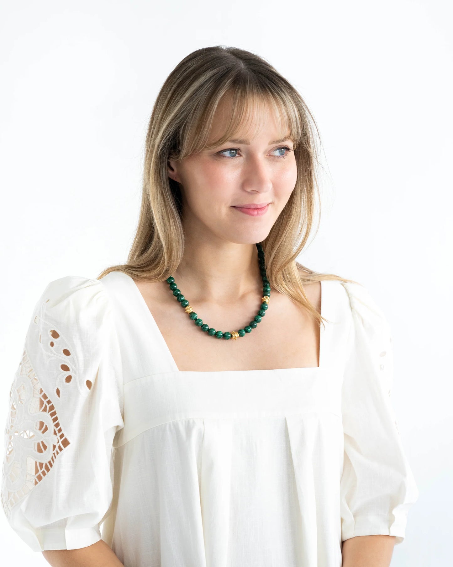 Susan Shaw Bailey Green Necklace