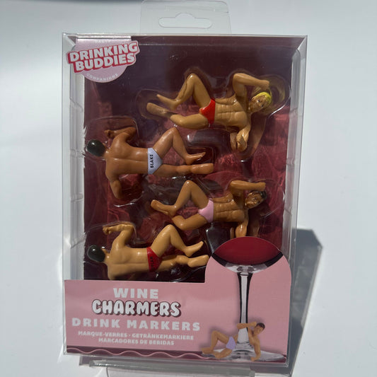 Wine Charmer Drink Markers - 4 Pack