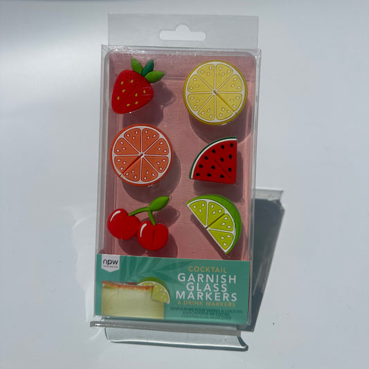 Fruit Garnish Drink Markers - 6 Pack