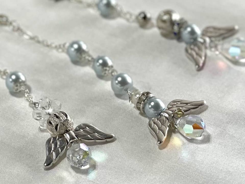 "Something Blue" Angel Charms