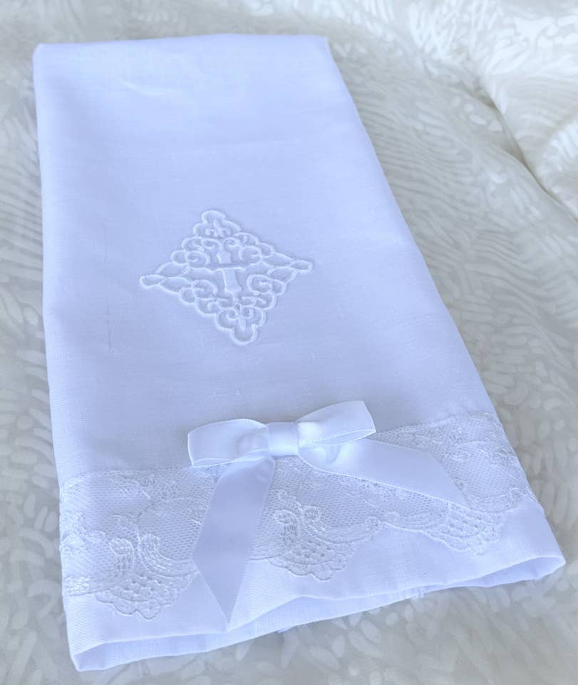 Baby Christening/Baptism burp cloth
