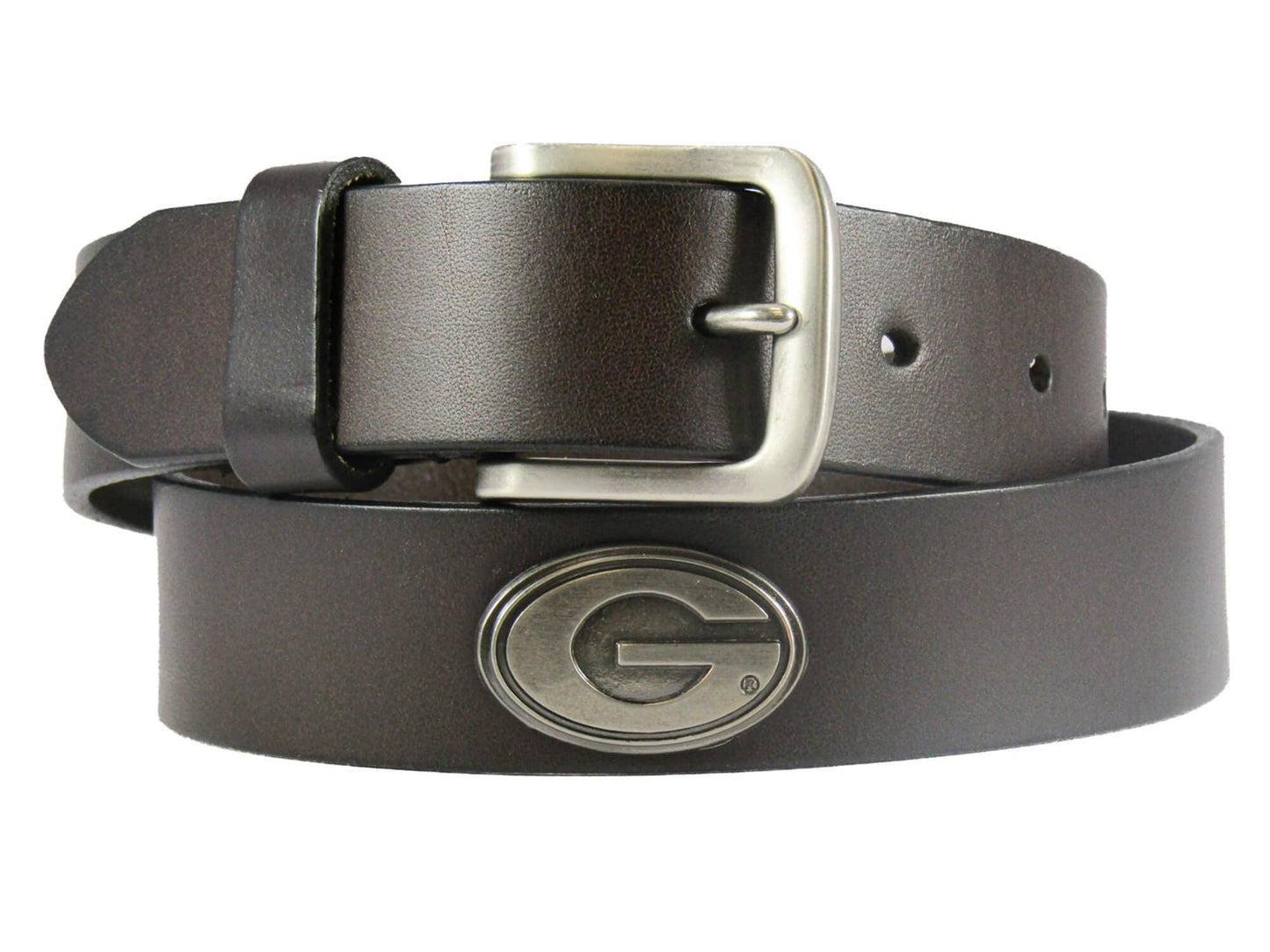 Zep-Pro Georgia Bulldogs Full-Grain Leather Belt