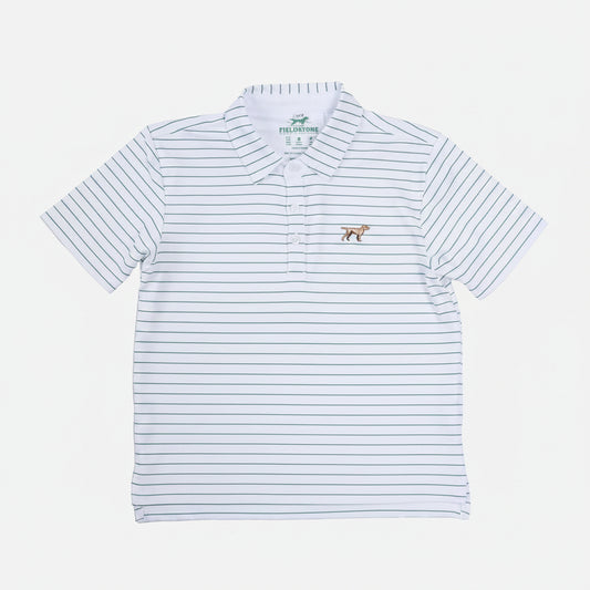 Fieldstone Driftwood Polo – Green & White