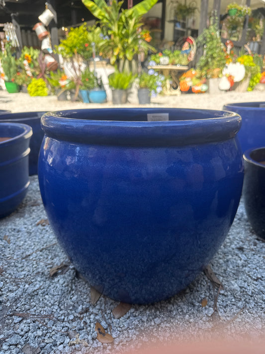 MCarr Belly Planter Light Blue  14.2"