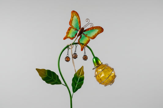 Butterfly with Leaves & Ball