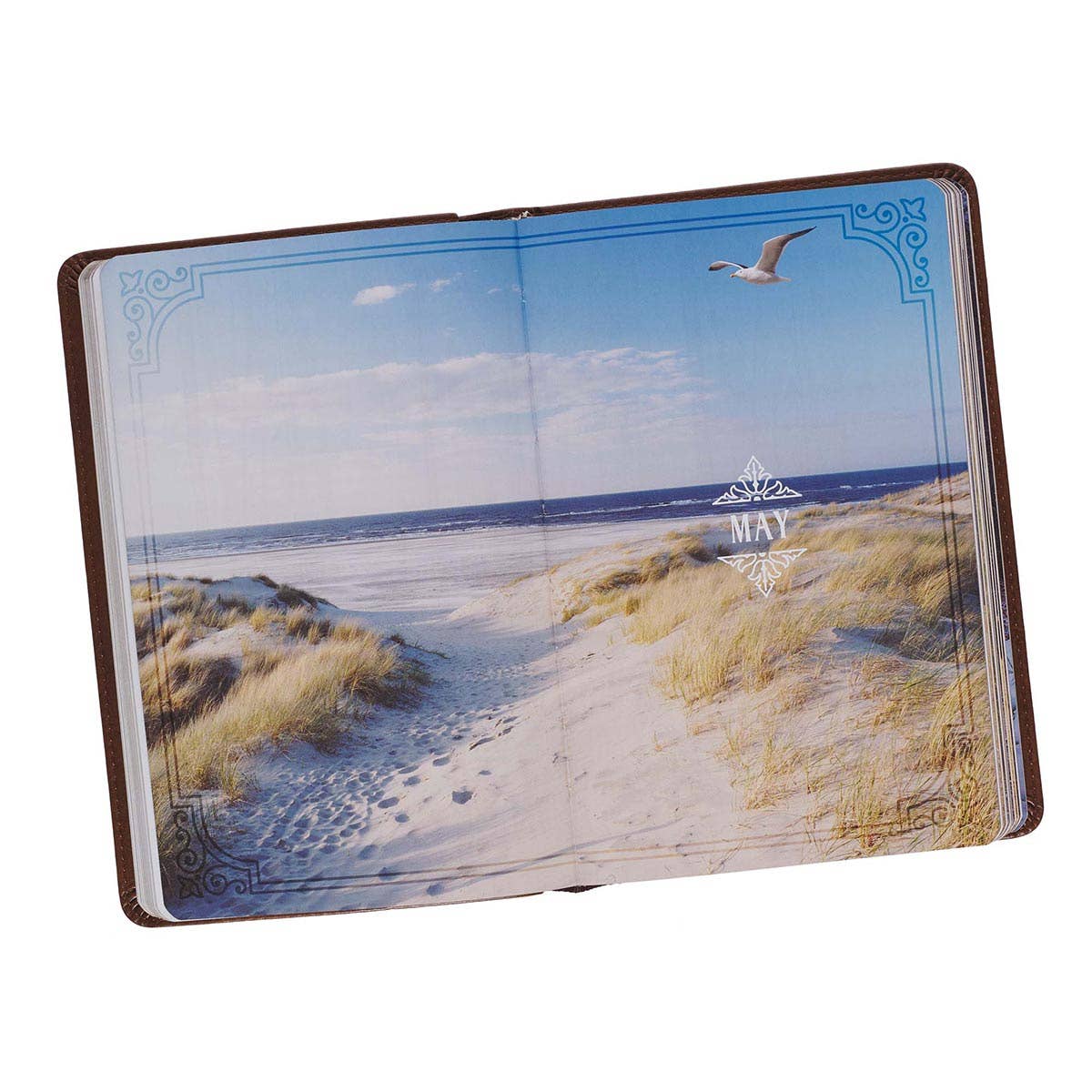 🤎📖 Walking With God Devotional (Chocolate Brown Faux Leather)