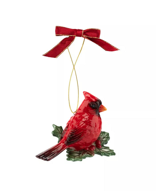 Christmas Tree Spode Cardinal Ornament