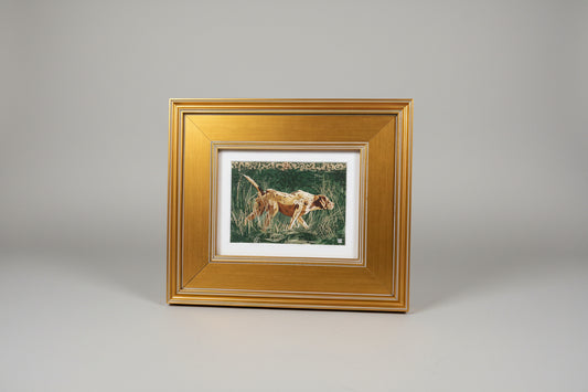 Green On The Hunt Framed 5x7 Art by Austin Williams