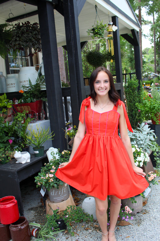 Spring Tied Dress