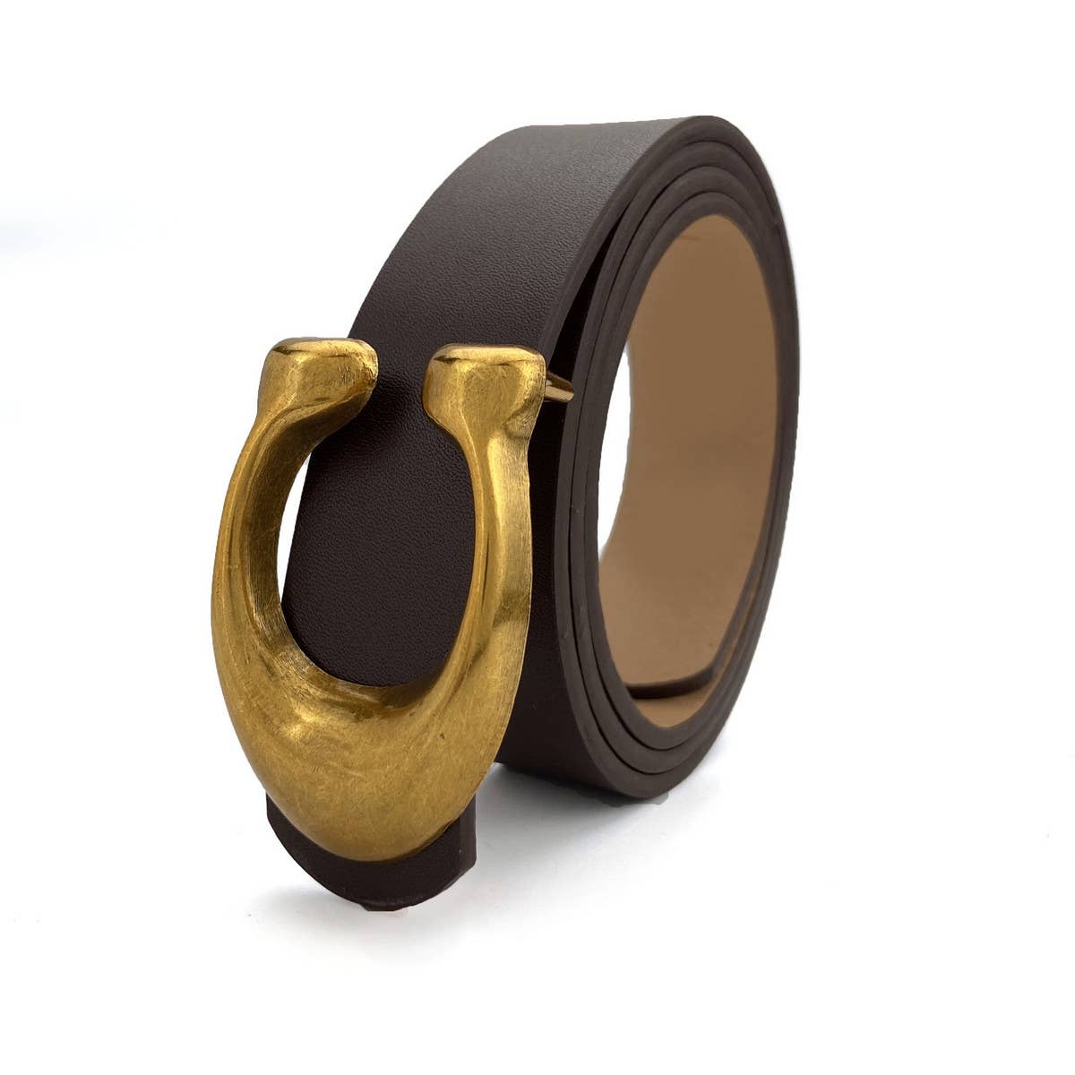 Women’s Fashion Retro U-Buckle Belt – One Size