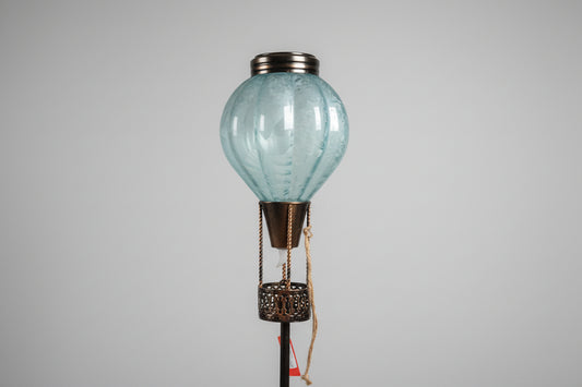 Blue Hot Air Balloon on Pole