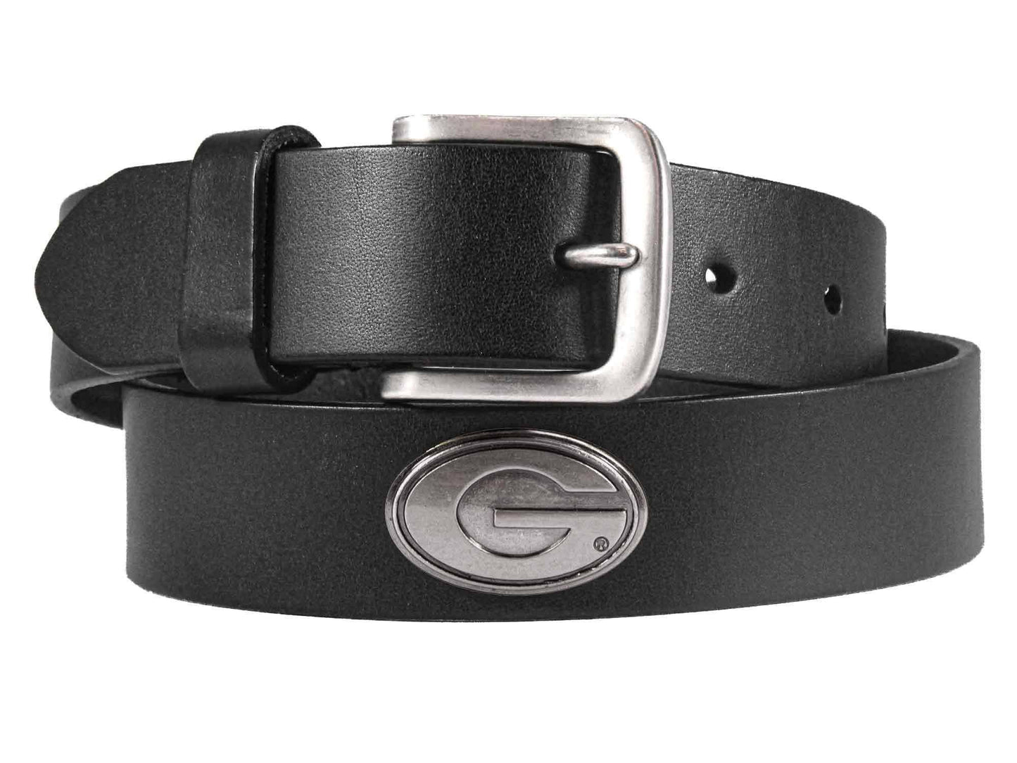 Zep-Pro Georgia Bulldogs Full-Grain Leather Belt