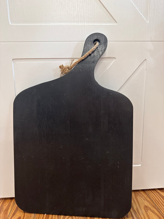 Cutting Board Rubberwood Black